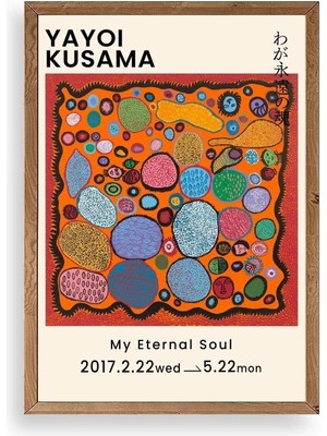 Soi Home Yayoi Kusama Ahşap Çerçeveli Tablo