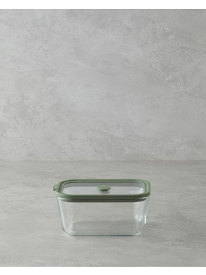 English Home Simone Borosilikat Saklama Kabı 750 ml Yeşil