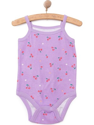 Hellobaby Hellobaby Kız Bebek Ip Askılı Body Gökkuşağı Bisiklet Yaka Ip Askılı