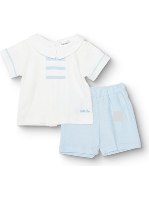 Bebetto Bebetto, Erkek, Tshirt-Şort, Çıtçıtlı, Little Boss, Gömlek Yaka, Kısa, Kısa Kol