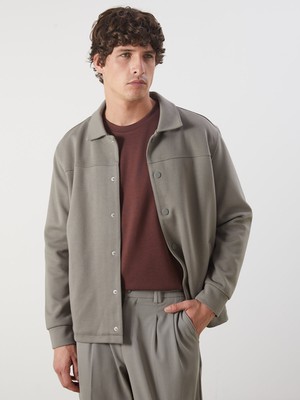 Lc Waikiki Yeni Sezon Rahat Kalıp Gömlek Yaka Erkek Mont