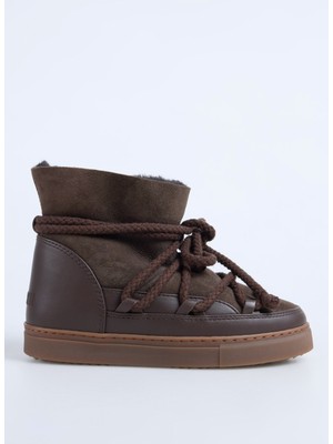 Inuikii Koyu Kahve Kadın Kar Botu Classıc