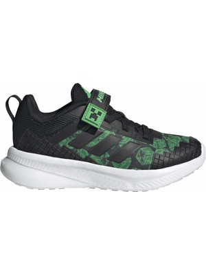 adidas MINECRAFT FORTARUN EL C Siyah Erkek Çocuk Koşu Ayakkabısı