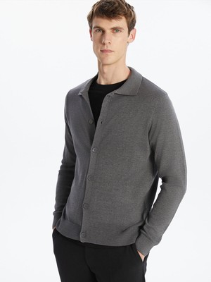 Lc Waikiki Yeni Sezon Standart Kalıp Polo Yaka Erkek Triko Hırka