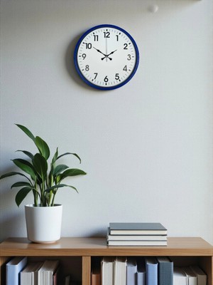 Soi Home Zentime 36 cm Lacivert Dekoratif Duvar Saati