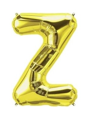 5dm Z Harf Folyo Renk Balon Küçük 35 cm