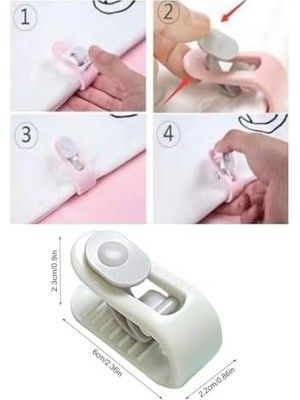 4 Adet Mandallı Yorgan Battaniye Sabitleme Klipsi Yorganınız Sabit Dursun Aleti Nevresim Tutucu