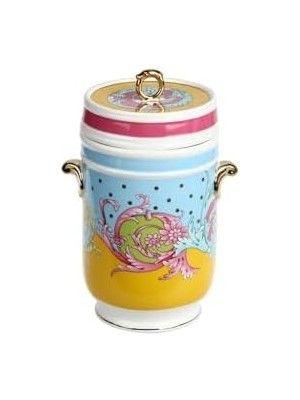 Art Estelle Porselen Kulplu Kavanoz 22 cm