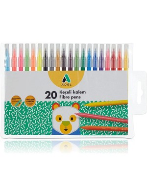 Keçeli Kalem, 20 Renk