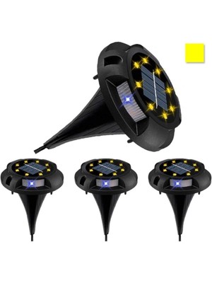 4'lü Solar Enerjili Bahçe Işıklandırmak Için Lamba Dış Mekan Işık Uygun Güneş Enerjili Aydınlatma Piknik Kamp Tatil Için Bahçe,, Havuz Kenarı Aydınlatması | MZ-507