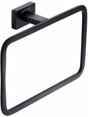 Hafele Melantha Havluluk Kare Mat Siyah Paslanmaz