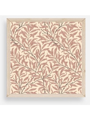 Soi Home Yaprak Ahşap Çerçeveli Tablo