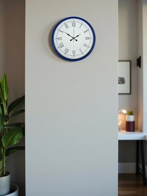 Soi Home Zentime 36 cm Lacivert Dekoratif Duvar Saati