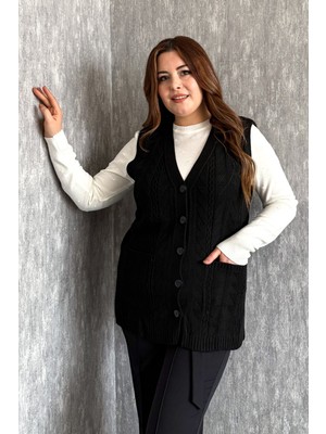 Modaplaza Kadın Örgü Akrilik Yelek 7003