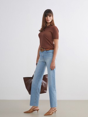 Lc Waikiki Yeni Sezon Straight Fit Kadın Jean Pantolon