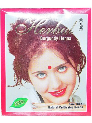 Elma Shop Kızıl Hint Kınası (Burgundy Henna) 10 gr Paket