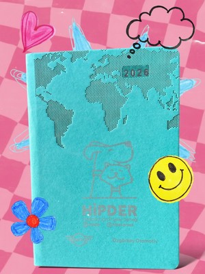 Hipder 2026 Turkuaz Ajanda *Orta Boy