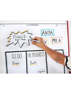 385 Flipchart Efekt Markörü Sarı