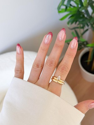 Venüs Design Çelik Damla Taşlı  Yüzük (Ayarlanabilir)