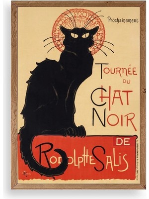 Soi Home Chat Noir Ahşap Çerçeveli Tablo