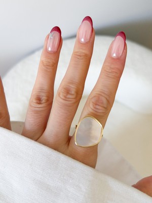 Venüs Design Çelik Sedefli Yüzük (Ayarlanabilir)