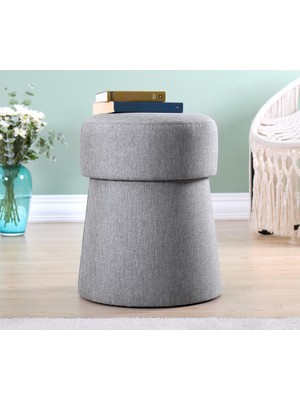 Lorence Home Beans Puf - Açık Gri