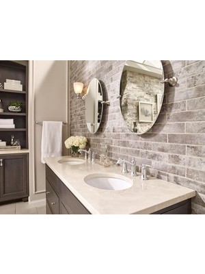 T6805 Dartmoor Two-Handle Low Arc Bathroom  Without Valve, Chrome