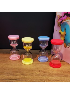 Feyza Design Şık 15 Dakikalık Kum Saati, Zamanı Güzel Yönetin