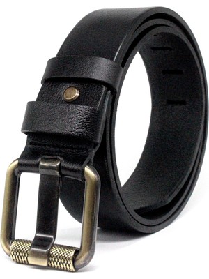 Livize Erkek Hakki Deri 4,5 cm Kot Kemeri