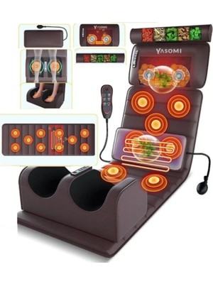 Valkyrie Isıtmalı Elektrikli Tam Vücut Masaj Yatağı - Katlanabilir Kumandalı Titreşimli Masaj Koltuğu