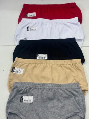 Tutku Kadın Karışık Renk 3 Lü Paket  Ribana Bato Külot ELF568T0922CCM3-KARIŞIK Renk-1