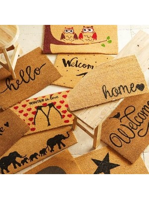 Welcome With Crow Kapı Paspası 40X60