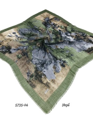 Ejona Flamlı Pamuk Eşarp