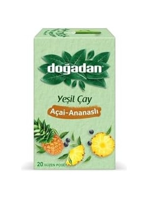 Yeşil Çay Açai Ananaslı Bardak Poşet Çay x 4 Adet