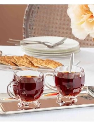 Priour 4'lü Çay Fincanı