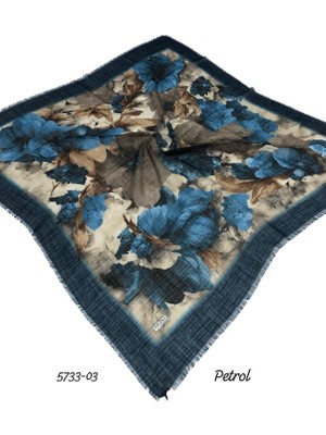 Ejona Flamlı Pamuk Eşarp