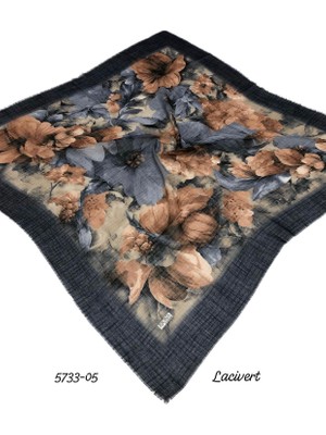 Ejona Flamlı Pamuk Eşarp