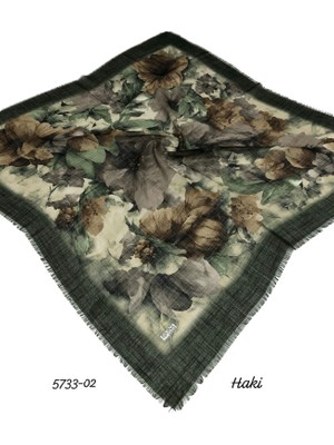 Ejona Flamlı Pamuk Eşarp