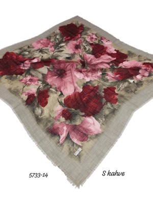 Ejona Flamlı Pamuk Eşarp