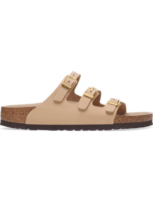 Kadın Terlik 1029480 Birkenstock Florıda Nu Hex Sandcastle