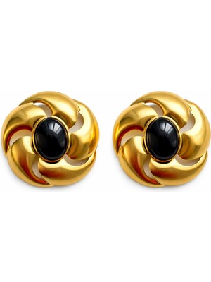 Venüs Design Çelik Flower Küpe