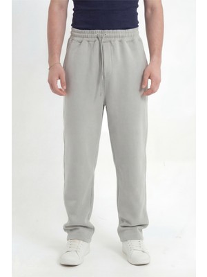 Taş Erkek 3 Iplik Baggy Oversize Bol Eşofman Altı Arka Cepli Yumuşak Pamuklu