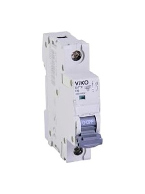 6VTB-1C06 Otomatik Sigorta 6ka C Tipi 1 Kutup 06A