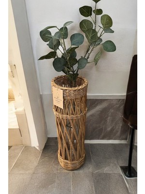 Bohem Iskandinav Tarzı Pampas Vazo, Büyük Boy, Dekoratif ve Şık Tasarım