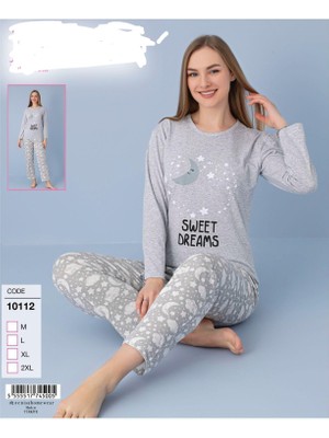 Meynur Moda Pamuklu Penye Süprem Bayan  Pijama Takımı