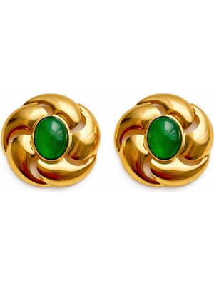 Venüs Design Çelik Flower Küpe