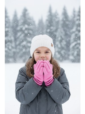 Eleven Markets Gorson Beden Kız Çocuk Fuşya Eldiven 7-12 Yaş