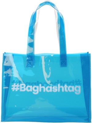 Baghashtag Mavi Şeffaf Plaj Çantası