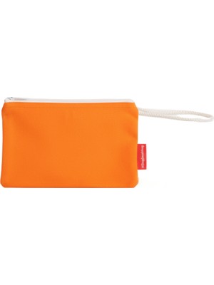 Baghashtag Turuncu Clutch Bez Çanta Pamuk Malzemeden Şık ve Rahat Tasarım Küçük Boy