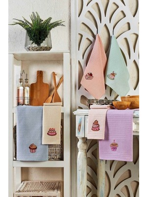 Mira Home 6 Parça Mutfak Kurulama Bezi 30 x 50 cm Cake